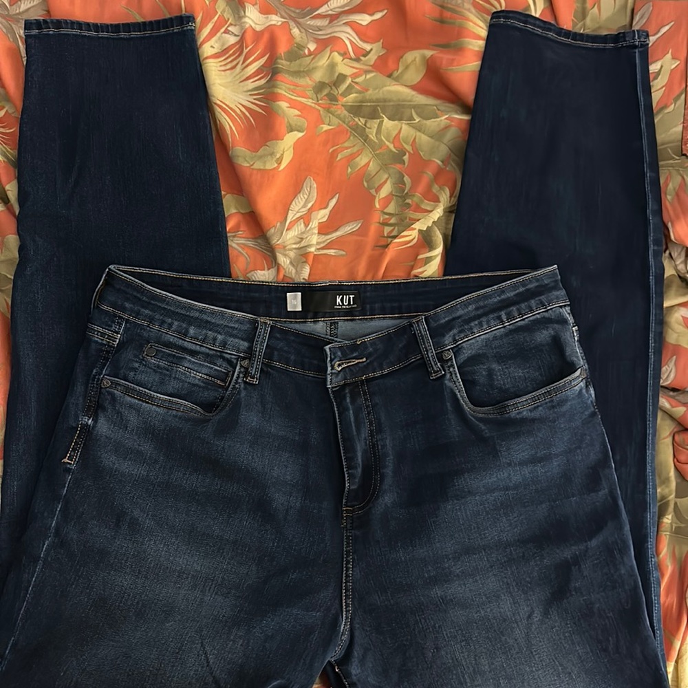 Kut from the Kloth Diana Skinny Jeans Sz 16